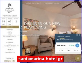 Hotels in Greece, santamarina-hotel.gr
